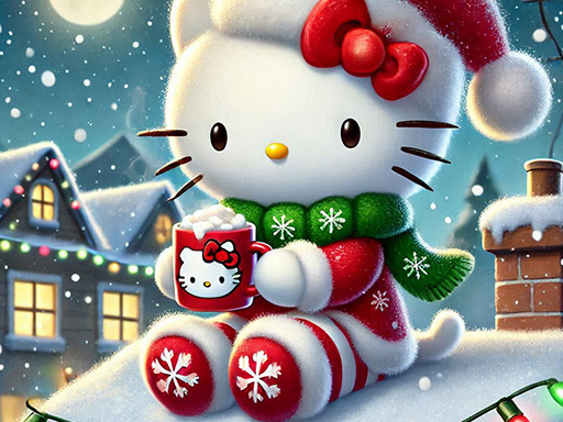 Hello Kitty Christmas Puzzle: Festive Holiday img